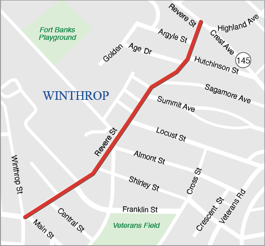 Winthrop: Reconstruction and Related Work along Winthrop Street and Revere Street Corridor